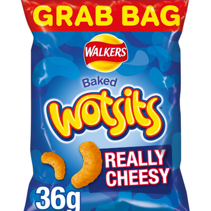 Walkers Wotsits Crisps Grab Bag 36G ( BB 28/02/2026 Available 17th Dec )