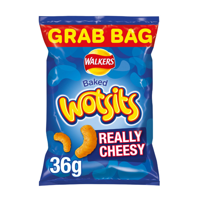 Walkers Wotsits Crisps Grab Bag 36G ( BB 28/02/2026 Available 17th Dec )
