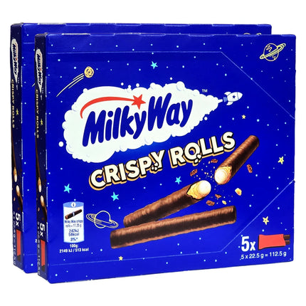 MilkyWay Chocolate Crispy Biscuits Rolls 112.5G ( BBD 19/01/2027 )