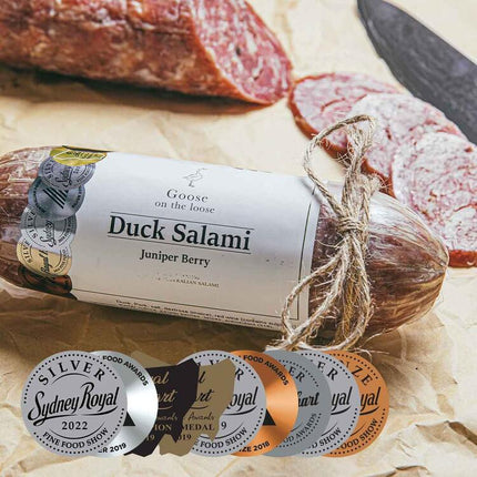 Goose on the Loose Duck Salami with Juniper Berry 260G ( BB 30/11/2026 )