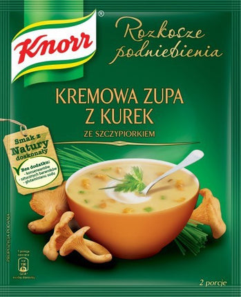 Knorr Kremowa Zupa Z Kurek Chanterelle Creamy Soup 56G ( BB 30/11/2026 )