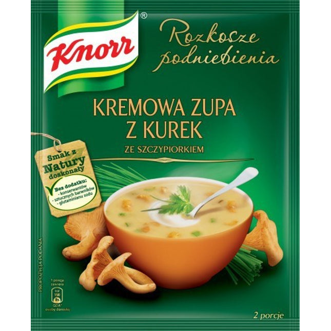 Knorr Kremowa Zupa Z Kurek Chanterelle Creamy Soup 56G ( BB 30/11/2026 )