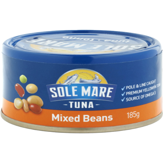 Sole Mare Tuna with Mixed Beans 185G ( BB 31/12/2027 )