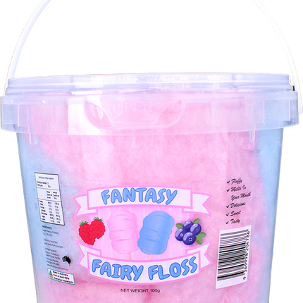 Fantasy Fairy Floss Tub 100G  ( BBD 20/06/2027 )