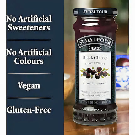 St. Dalfour Black Cherry Jam 284G ( BB 12/12/2027 )