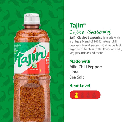 Tajin Mexico Classic Chilli & Lime Seasoning Powder 142G ( BB 30/03/2027 )