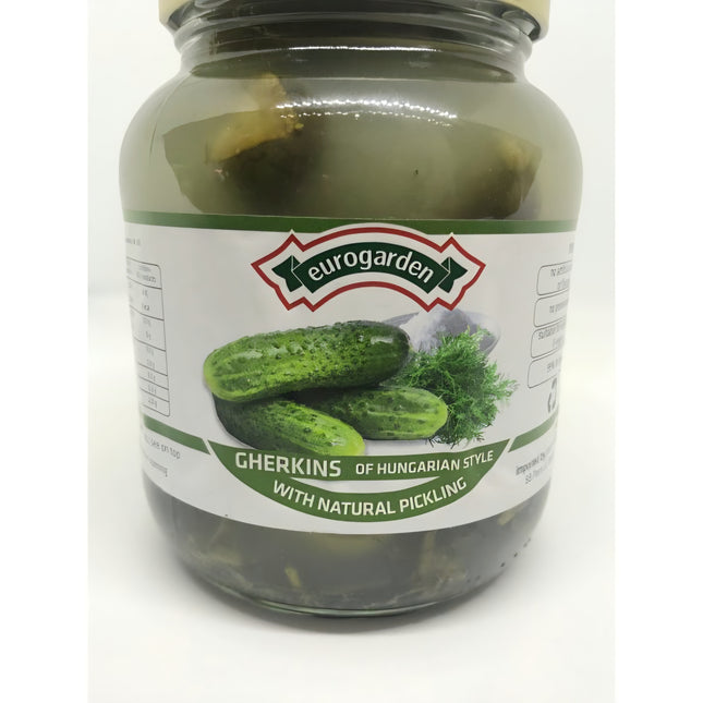 Eurogarden Fermented Hungarian Style Gherkins 680G ( BB 29/09/2028 )