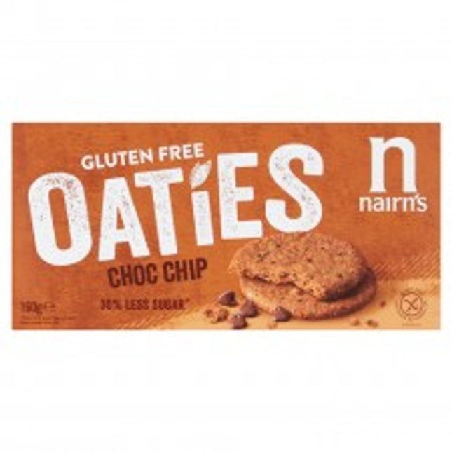 Nairn's Gluten Free Oaties Chocolate Chip Oat Biscuits 160G ( BB 11/11/2026 )