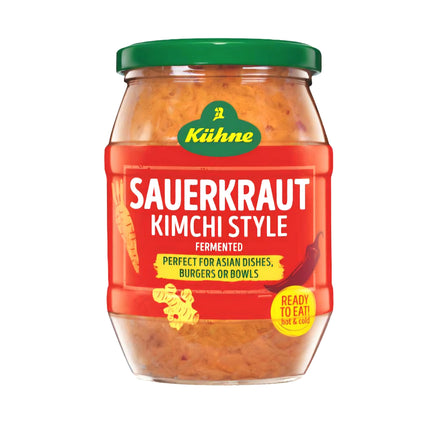 Kuhne Sauerkraut Kimchi Style 400G ( BBD 09/10/2027 ) ☆ Buy 11 get 1 Free ☆