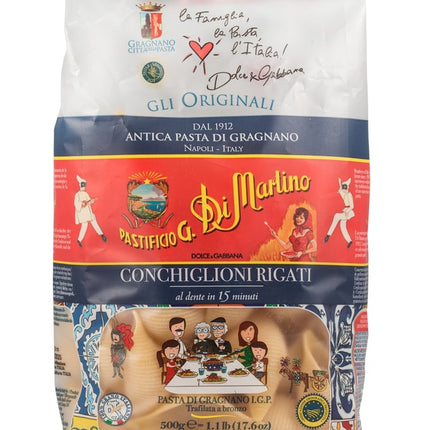 Di Martino Dolce & Gabbana Conchiglioni Shell Pasta 500G ( BB 12/12/2027 )