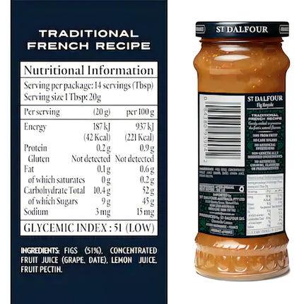 St. Dalfour Royal Fig Jam 284G ( BB 11/12/2027 )