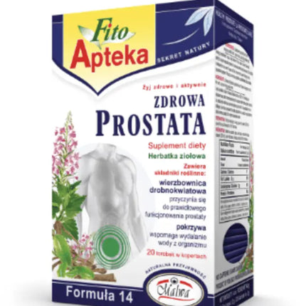 Malwa Fito Apteka Prostata Healthy Prostate 20 Tea Bags ( BB 30/07/2028 )