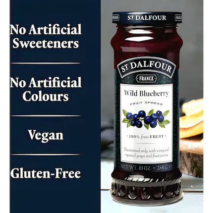 St. Dalfour Blueberry Jam 284G ( BB 02/12/2027 )