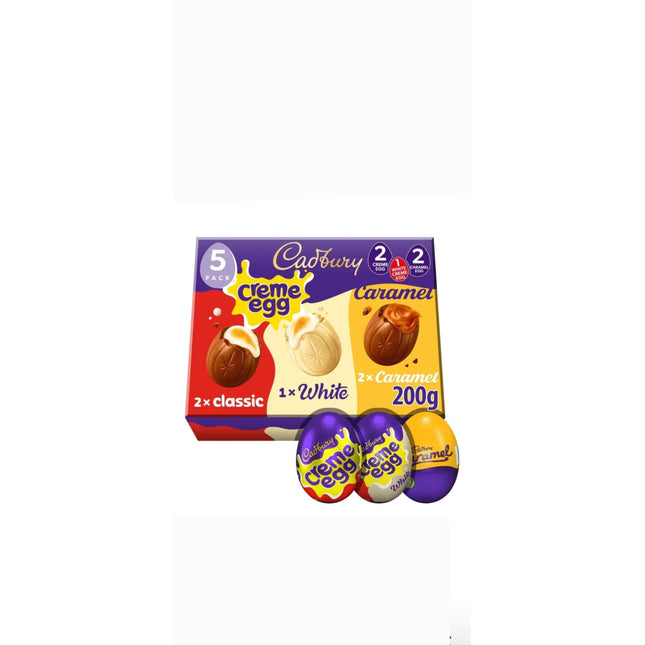 Cadbury Creme Egg 5 Mixed Pack Box 200G ( BB 31/07/2026 )