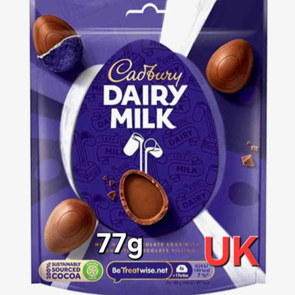 Cadbury Dairy Milk Mini Easter Eggs Bag 77G  ( BB 31/07/2026 )