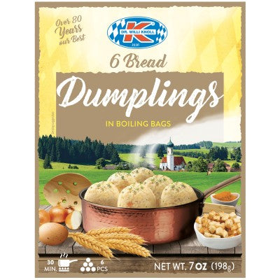 Dr Willi Knoll 6 Bread Dumpling in Boiling Bag 198G ( BB 15/02/2026 )