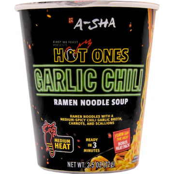 A-Sha Garlic Chilli Ramen Noodle Soup 72G ( BB 31/05/2027 )