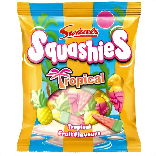 Swizzels Squashies Tropical Fruit Flavours 100G ( BB 03/2027 )