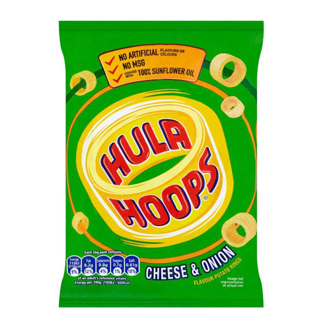 Hula Hoops Cheese & Onion 34G ( BB 12/09/2026 )