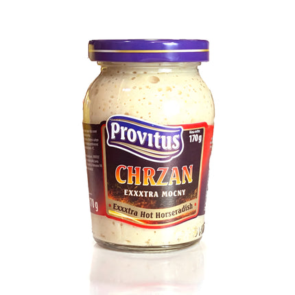 Provitus Chrzan Extra Hot Horseradish 170G ( BB 09/06/2026 )