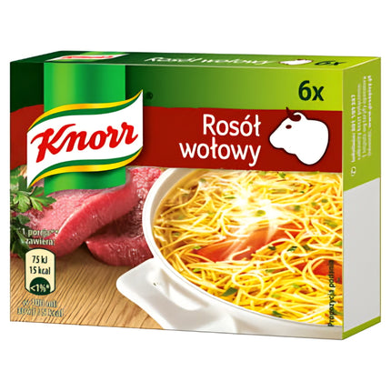 Knorr Beef Stock Cubes 60G ( BB 30/06/2027 )