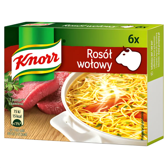Knorr Beef Stock Cubes 60G ( BB 30/06/2027 )