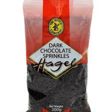 The Dutch Company Dark Chocolate Hagel Sprinkles 200G ( BB 23/05/2027 )
