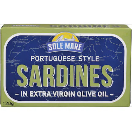 Sole Mare Portugal Style Sardines in Extra Virgin Olive Oil 120G ( BB 30/09/2028 )