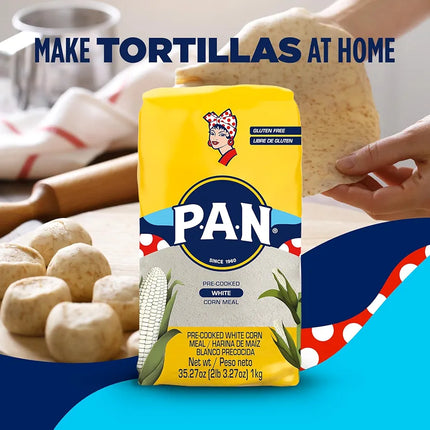 PAN White Corn Flour 1Kg ( BB 31/12/2026 )