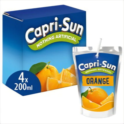 Capri-Sun Orange 4 x 200ml 4 Packs ( BB 30/09/2026 )
