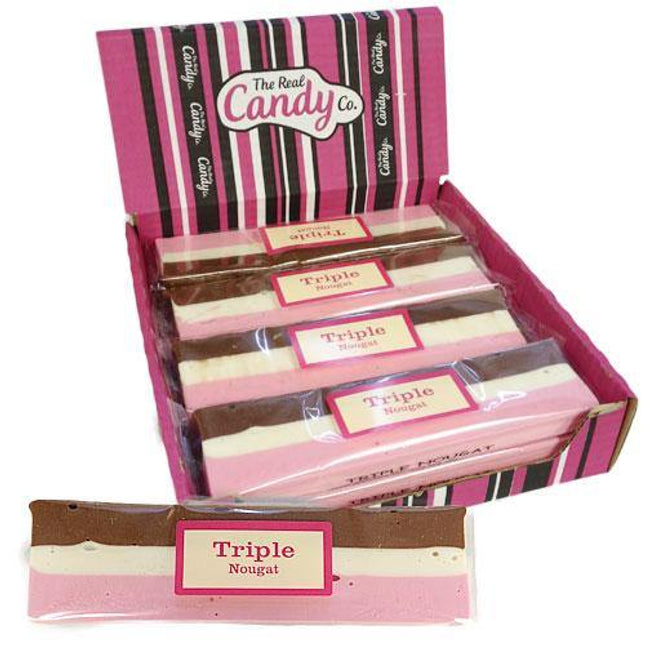 The Real Candy Co Triple Nougat 130G ( BB 02/02/2026 )