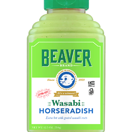 Beaver Extra Hot Wasabi Horseradish 354G ( BBD 17/03/2027 )