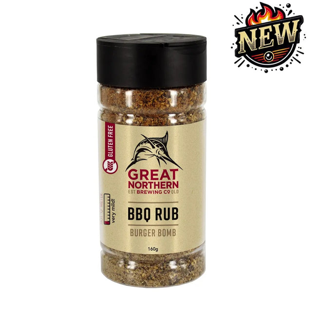 Great Northern BBQ Rub Burger Bomb 160G ( BB 30/11/2026 )