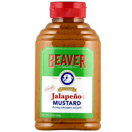 Beaver Jalapeno Mustard 368G ( BB 11/02/2027 )