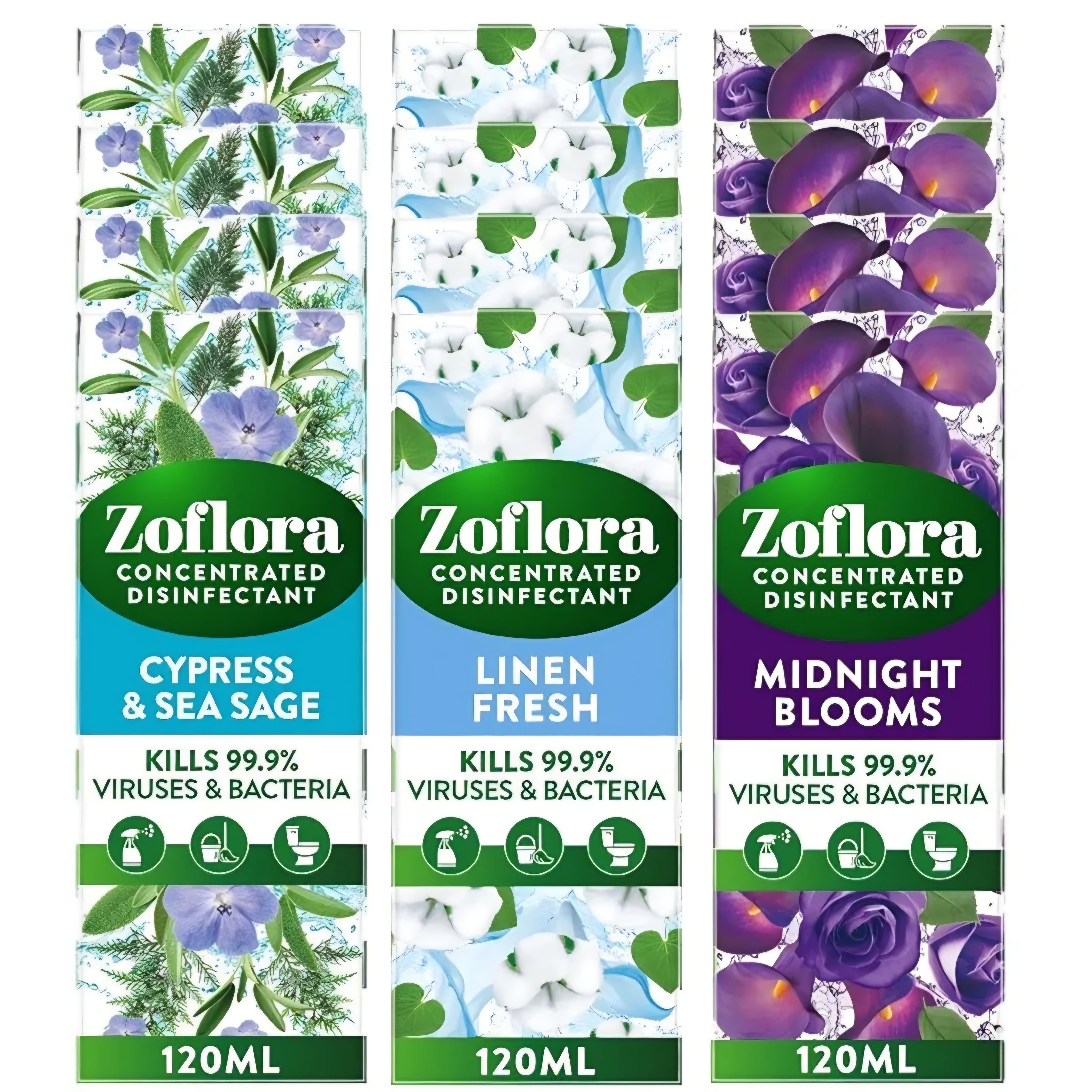 Zoflora Concentrated Disinfectant Assorted 120ml – Eurofood