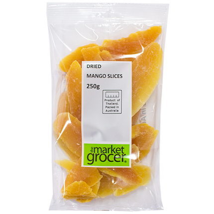 The Market Grocer Dried Mango Slices 250G ( BB 29/03/2027 )