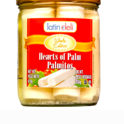 Latin Deli Hearts of Palm in Glass Jar 410G ( BB 31/12/2026 )