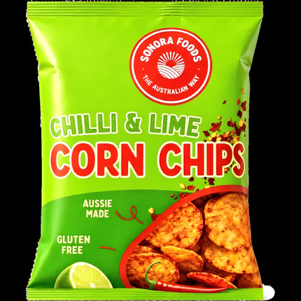 Sonora Foods Chilli & Lime Corn Chips 200G ( BB 16/01/2027 )