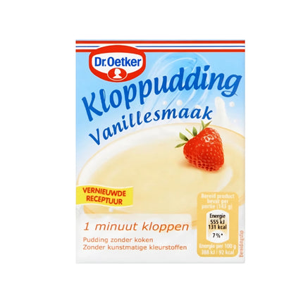 Dr Oetker Kloppudding Vanilla Pudding Mix 74G Box Holland ( BB 05/2026 )