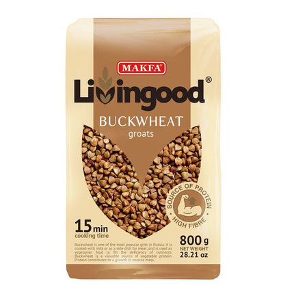 Makfa Livingood Buckwheat
Groats 800G ( BB 30/11/2026 )