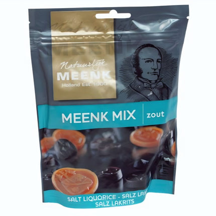 Meenk Salt Liquorice Meenk Mix 225G ( BB 14/11/2026 )