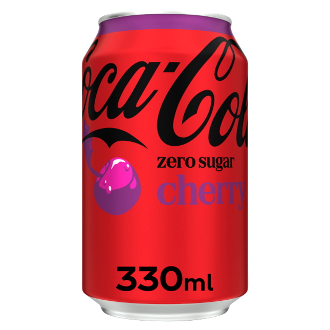 Coca-Cola Cherry Zero 330ml UK ( BBD 31/10/2026 )