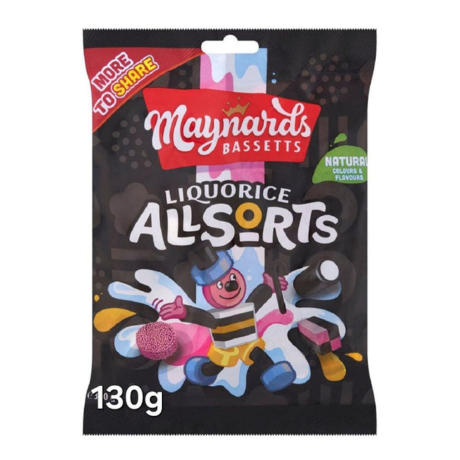 Maynards Bassetts Liquorice Allsorts 165G ( BB 07/05/2026 )