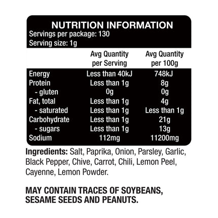 The Gourmet Collection Easy Burger Spice Blend 130G ( BB 24/09/2027 )