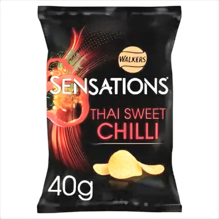 Walkers Sensations Thai Sweet Chilli Potato Crisps 40G ( BB 25/07/2026 )