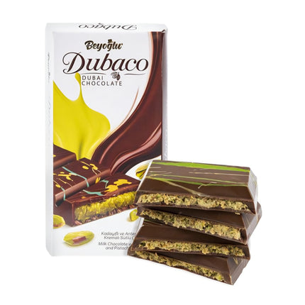 Beyoglu Dubaco Dubai Chocolate with Pistachio Cream 200G Block ( BB 30/11/2026 )