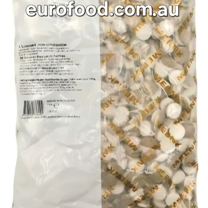 Meenk Suikerwerk TV Salmiak Pastilles 1 KG ( BB 13/10/2028 )