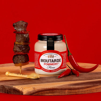 Pommery Moutarde De Meaux Mustard Fireman in Ceramic Pot 250G ( BBD 31/12/2027 )