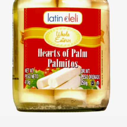 Latin Deli Hearts of Palm in Glass Jar 410G ( BB 31/12/2026 )