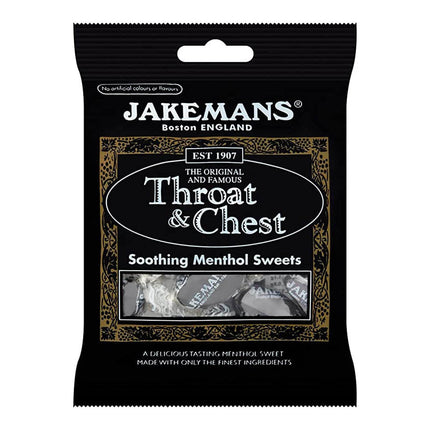 Jackemans Throat and Chest Cough Lozenges Drops 100G ( BB 30/06/2026 )